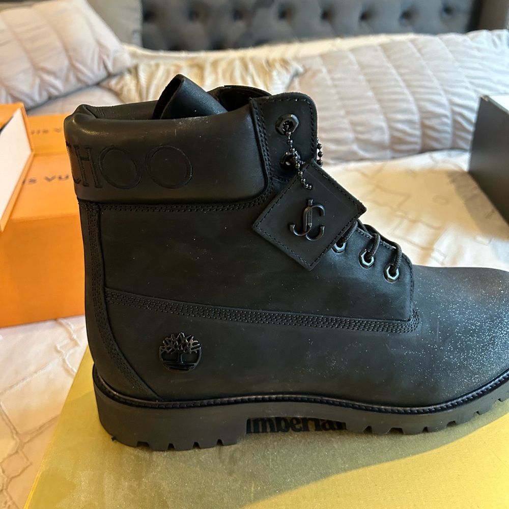Ultra-Rare Timberland x Jimmy Choo Collaboration Boots - Size 14 Exclusive!